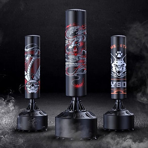 Trụ Đấm Bốc,Trụ Boxing 8725 Kết Cấu Da PU 4 Lớp Siêu Bền Cao Cấp Đại Nam Sport + Găng Đấm Bốc