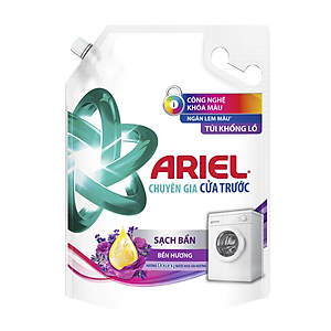 Nước Giặt ARIEL Cửa Trước Bền Màu Hương Hoa Oải Hương Túi 3.7 KG
