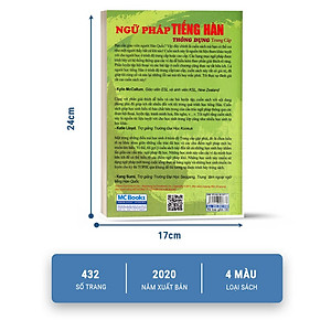 Sách Ngữ Pháp Tiếng Hàn Thông Dụng - Trung Cấp