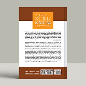 Sách - Sự kiến tạo ý nghĩa của thế giới xã hội - Alfred Schütz - IRED Books