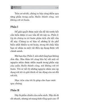 Sách Muốn Thành Công Nói Không Với Trì Hoãn – 21 Nguyên Tắc Vàng Đập Tan Sự Trì Hoãn