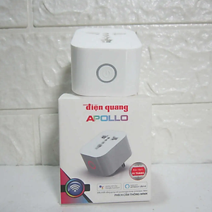 Phích Cắm Thông Minh Điện Quang Apollo ĐQ SP1.1 01 Wifi Trắng - Hàng chính hãng