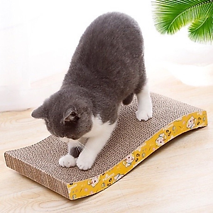Bàn Cào Móng Carton Lượn Sóng Cho Mèo Kích Thước 20 x 42cm