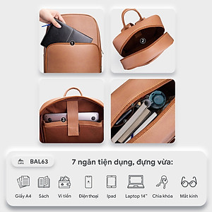 Balo Lata ( Thời trang nam công sở cỡ lớn - Balo da BAL63 )