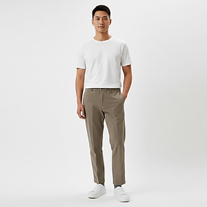 Quần Kaki Nam EZY COTTON RELAXED FIT ANKLE PANTS - SIZE 32-33-34