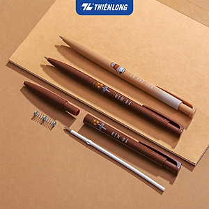 Combo 5/10/20 Bút gel B - Buttersmooth Gel Thiên Long GELB-032 - Premium Tip viết êm, trơn - Mực Xanh - Thân ngẫu nhiên