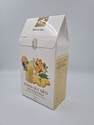 (COMBO 2 HỘP) GỪNG SẤY DẺO SỮA ONG CHÚA HỘP 90G - HƯƠNG SEN VIỆT