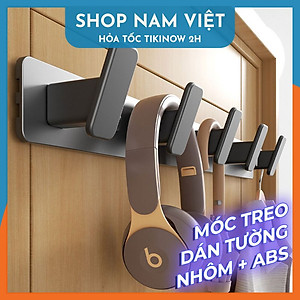 Móc Treo Quần Áo Dán Tường Nhôm Không Gian Cao Cấp