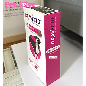 Bravecto diệt ghẻ, ve rận, bọ chét (chó 40 - 56kg)