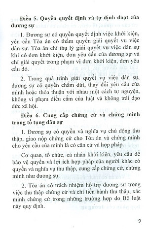Bộ Luật Tố Tụng Dân Sự  Nước Cộng Hòa Xã Hội Chủ Nghĩa Việt Nam