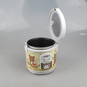 Nồi Cơm Điện 1L Fujika FJ-NC1005 Công Suất 400W Lồng Men Chống Dính Cho 2,3 Người Ăn (Mẫu Ngẫu Nhiên)-Hàng Chính Hãng