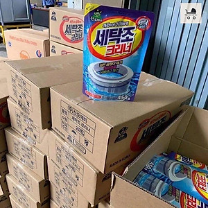 Bột vệ sinh máy giặt - tẩy lồng máy giặt - viên tẩy máy giặt phù hợp cửa đứng, cửa ngang Hàn Quốc Làm Sạch