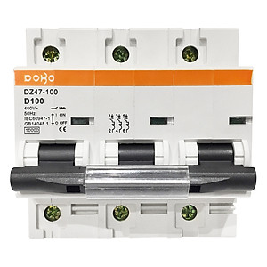 Cầu Dao Tự Động 3 Pha Dobo Electric Korea (100A) - Trắng