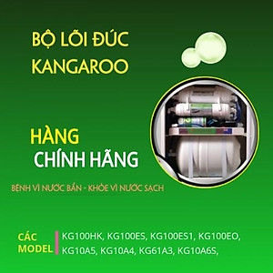 Bộ 3 lõi lọc Sediment + Carbon cho cây nước nóng lạnh - hàng chính hãng Kangaroo