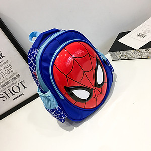 Balo Cho Bé Trai Từ 1 Đến 6 Tuổi Đi Học Người Nhện Chống Thấm Nước - BEE GEE HS1023