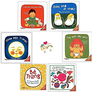 Combo 6 cuốn Ehon nhật bản dành cho trẻ từ 0 - 3 tuổi