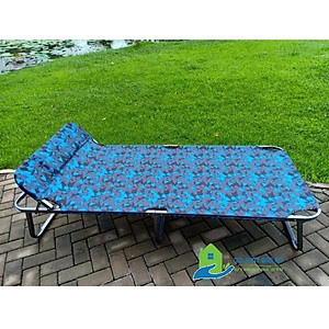 Giường xếp vải khung sắt cỡ đại RỘNG 90CM X DÀI 1M9 - MM06