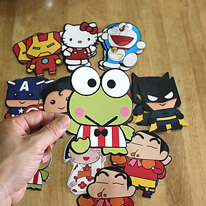  Bao Lì Xì 2020 Combo 10 Cái Các nhân vật hoạt hình Doreamon Miruko Spider man Captain , Ironman, Cu Shin