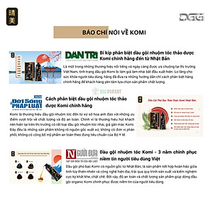 Dầu Gội Phủ Bạc Thảo Dược Komi Nhật Bản [Chai 500ml]