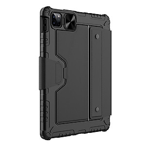 Bao Da Kèm Bàn Phím cho iPad Pro 11 & iPad Pro 12.9 inch 2020/2021/2022 Nillkin Bumper Combo Case Keyboard (Có khe cắm bút Apple Pencil) - Hàng Chính Hãng