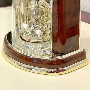 Đồng Hồ Để Bàn Rhythm 4SG713WS23 - Nâu (18.1 x 29.3 x 12.3 cm)