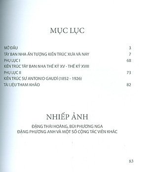 Tây Ban Nha Ấn Tượng Kiến Trúc Xưa Và Nay (In màu) - Đặng Thái Hoàng, Bùi Phương Nga