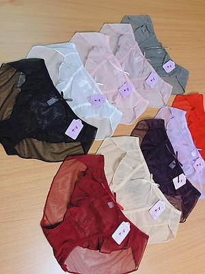 Combo 3 quần lót nữ voan lụa cao cấp co giãn