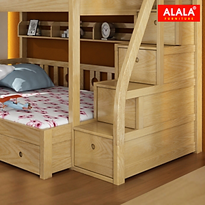 Giường tầng trẻ Em ALALA104 (Trên 1m2, dưới 1m4) - Thương hiệu ALALA