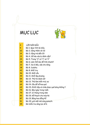 Sách POMath - Toán Tư Duy Cho Trẻ Em 4-6 Tuổi (Tập 6)