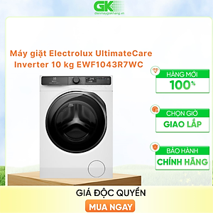 Máy giặt Electrolux UltimateCare 700 Inverter 10 kg EWF1043R7WC - HÀNG CHÍNH HÃNG - CHỈ GIAO HCM