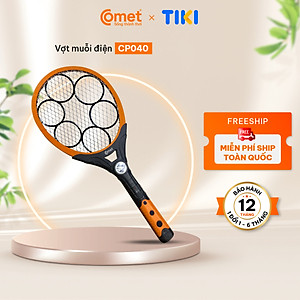 Vợt Muỗi COMET CP040 điện thế mạnh thời gian sử dụng lên đến 48h