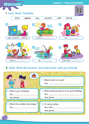 Bài tập bổ trợ Tiếng Anh 5 Extra and Friends