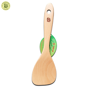 Muỗng Xới Cơm Mui Xéo - Vá Sạn Gỗ 02 Xéo ( 24.5 x 7.5 cm ) - Đồ Gỗ Nhà Bếp Thương Hiệu Trường Sơn