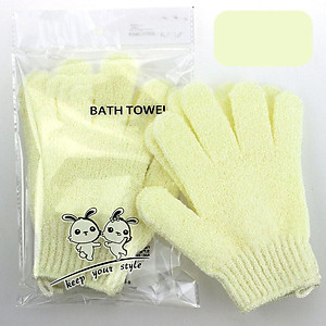 Bao tay tắm găng tay matxa tắm tẩy tế bào chết, tẩy da chết bông tắm giúp kỳ sạch bẩn trên da (nhiều màu) (Xả Rẻ Lấy 5*)