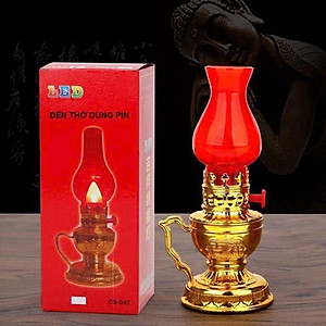 Cặp Đèn Thờ Vĩnh Cửu Sử Dụng Pin - Combo 2 Đèn Bàn Thờ Đẹp, Tôn Nghiêm Decor Decor Phòng Trang Trí Nhà