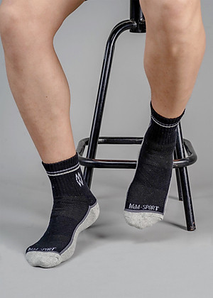 Combo 5 Đôi Tất Vớ Thể Thao Nam Cổ Dài, Sợi Cotton Cao Cấp Chống Hôi Chân, Chống Phồng Rộp Chân, Chống Trơn Trượt Co Giãn 4 Chiều Thương Hiệu MRM FASHION - CM