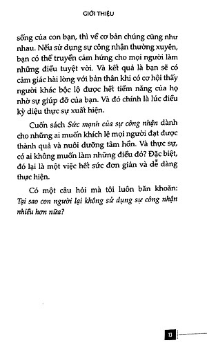 Sách Sức Mạnh Của Sự Công Nhận