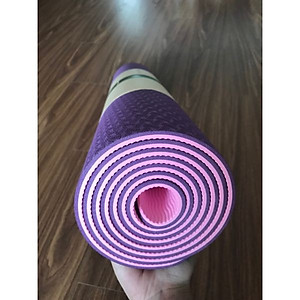 Thảm tập YOGA TPE Cao Cấp 2 lớp- 6mm dộ bám cao , chống trơn trượt 