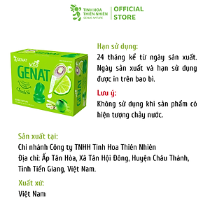 Kẹo ngậm Genat Chanh Sả (Hộp 100 viên) - Giao 2H HCM