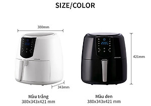 Nồi Chiên Không Dầu Điện Tử Lock&Lock EJF357BLK (5.2 Lít) - Hàng Chính Hãng