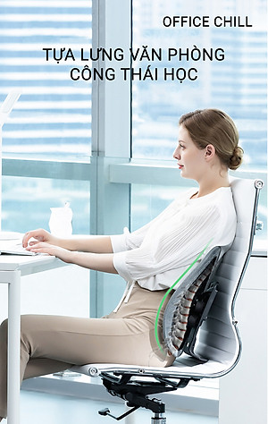 Tựa Lưng Ghế Văn Phòng Công Thái Học Đệm Tựa Lưng Văn Phòng
