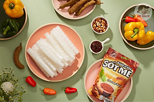 Bánh Tráng Sốt Me - Bánh Tráng Chấm Me ABI SNACK