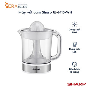 Máy Vắt Cam Sharp EJ-J415-WH (40W) - Hàng Chính Hãng