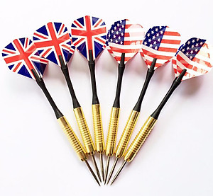 Set 6 phi tiêu chân kim lá cờ anh quốc