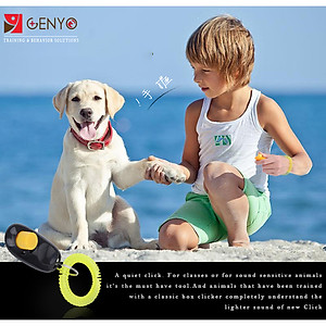 Dụng cụ huấn luyện chó clicker (màu ngẫu nhiên)