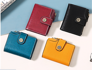 Ví nữ 100% da thật cao cấp phong cách mới