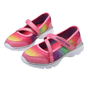 Giày Bé Gái Đa Sắc Màu Siêu Nhẹ Cho Bé Gái 3 - 12 Tuổi GA96 - Hồng