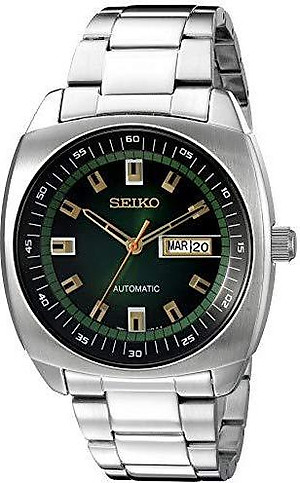 Mua Seiko Men's SNKM97 Analog Green Dial Automatic Silver Stainless Steel  Watch