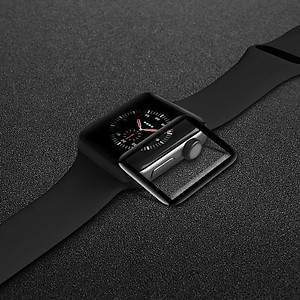 Miếng Dán Cường Lực GLASS PRO+ Cho Apple iWatch / Apple Watch 38 mm / 40 mm / 42 mm / 44 mm Full keo - Hàng Chính Hãng