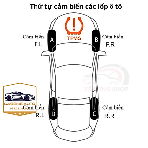 Cảm Biến Áp Suất Lốp TPMS Van Ngoài Có Cảnh Báo Giọng Nói Tiếng Việt - Năng Lượng Mặt Trời, Không Dây, Màn Hình LCD - Hàng Chính Hãng